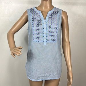 TALBOTS “ Farmer Flower Tank Top”  p24-25